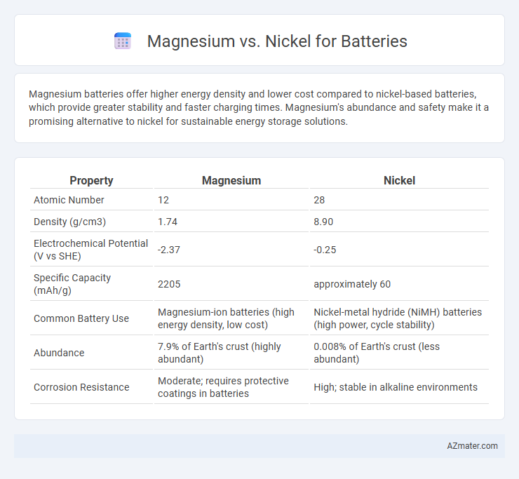 Magnesium vs. Nickel for Batteries - What is The Difference?
