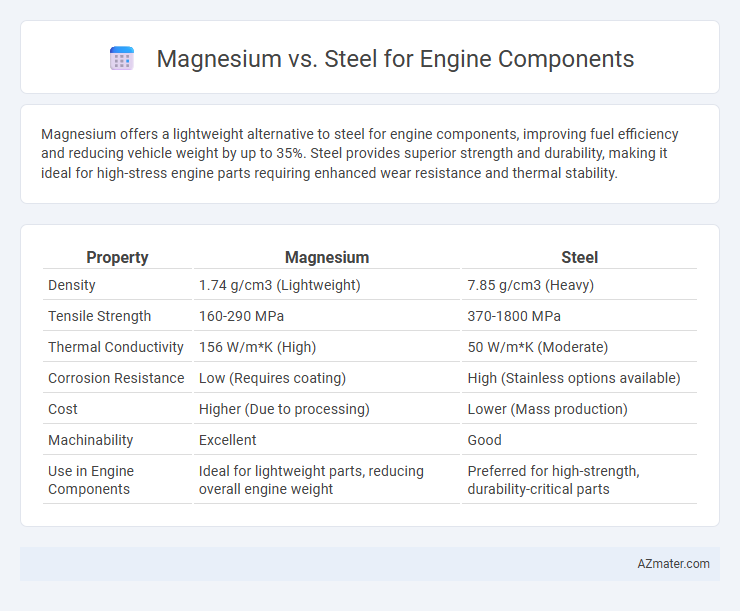 Magnesium vs. Steel for Engine Components - What is The Difference?
