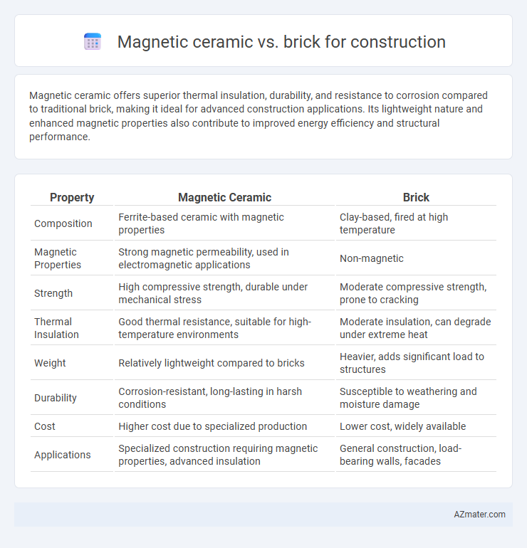 Magnetic ceramic vs. brick for construction - What is The Difference?
