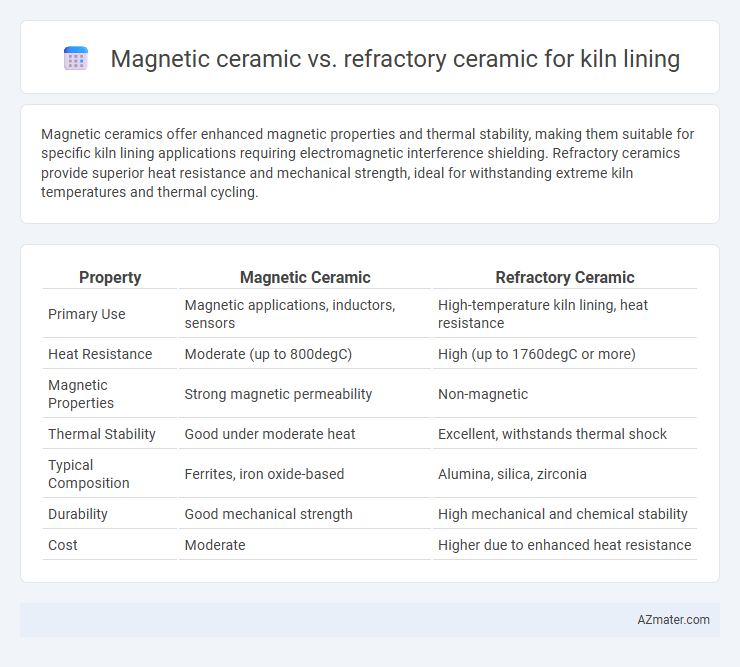 Magnetic ceramic vs. refractory ceramic for kiln lining - What is The Difference?