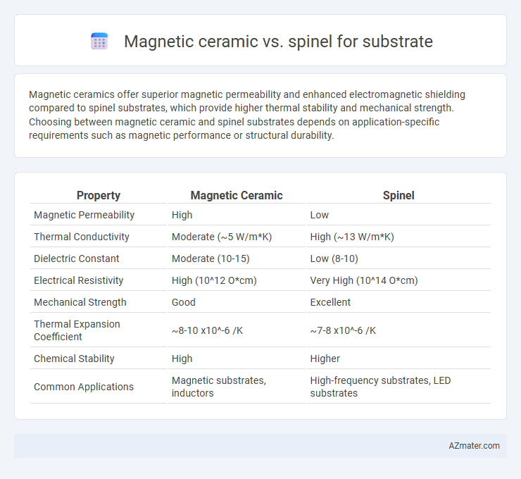 Magnetic ceramic vs. spinel for substrate - What is The Difference?