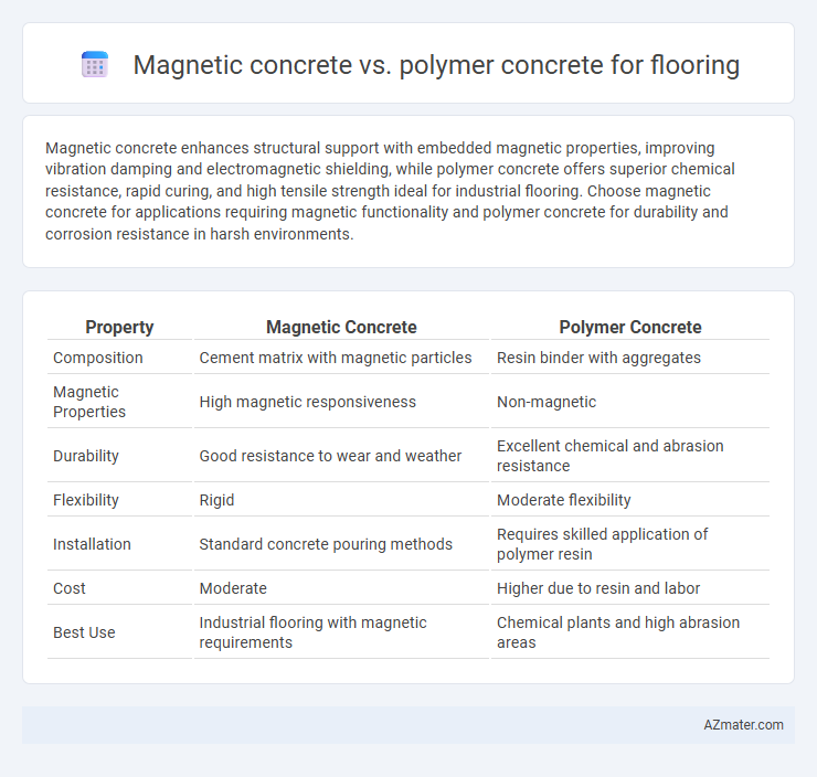 Magnetic concrete vs. polymer concrete for flooring - What is The Difference?