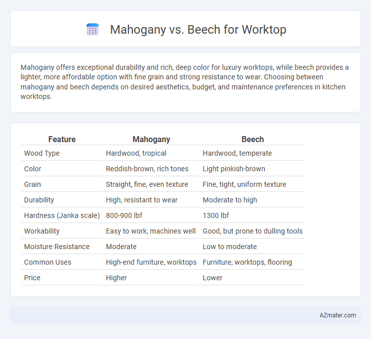 Mahogany vs. Beech for Worktop - What is The Difference?