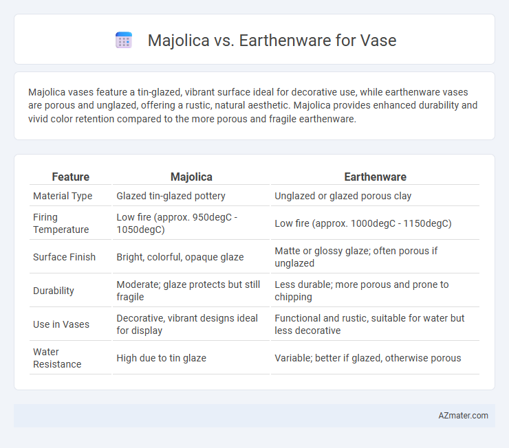 Majolica vs. Earthenware for Vase - What is The Difference?