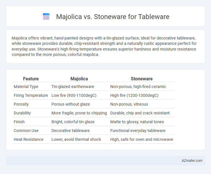 Majolica vs. Stoneware for Tableware - What is The Difference?