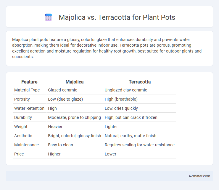 Majolica vs. Terracotta for Plant Pots - What is The Difference?