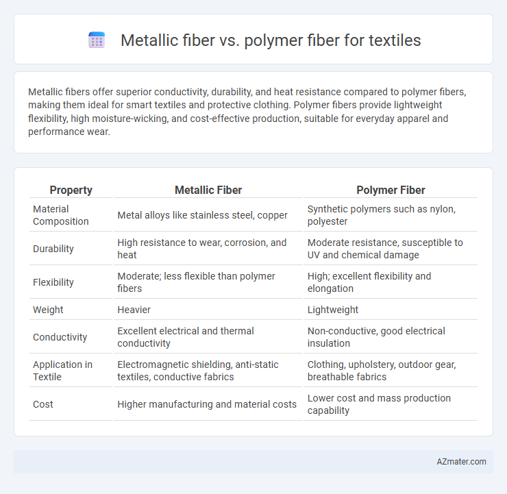 Metallic fiber vs. polymer fiber for textiles - What is The Difference?