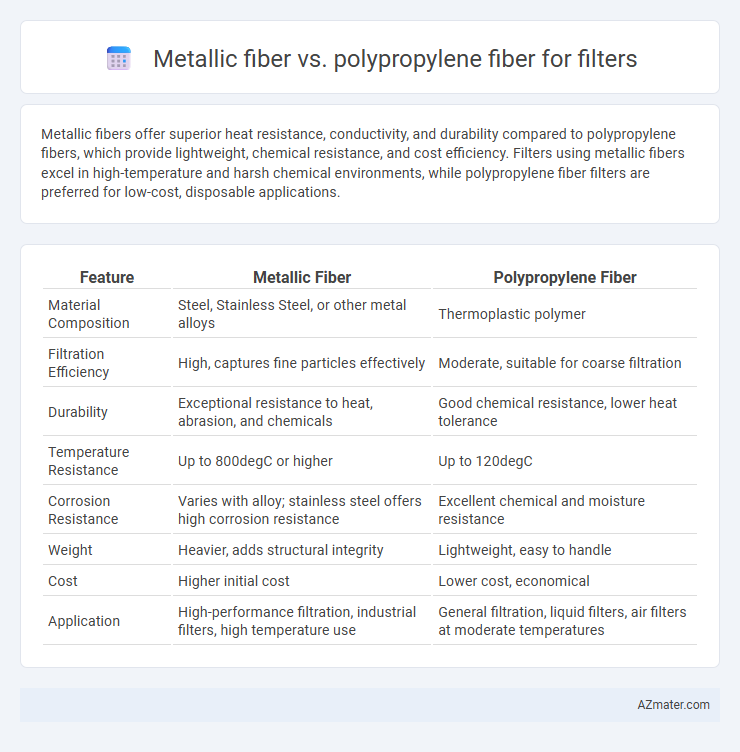 Metallic fiber vs. polypropylene fiber for filters - What is The Difference?