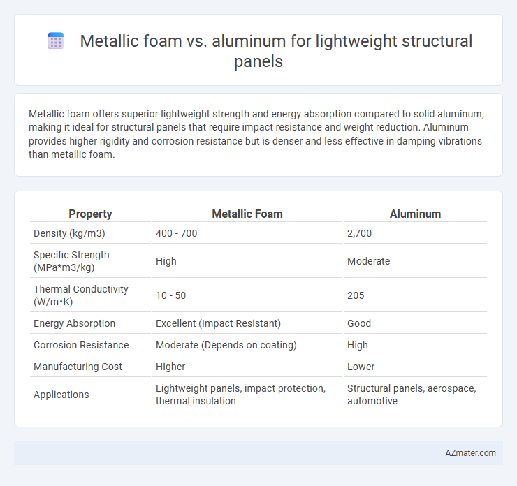 Metallic foam vs. aluminum for lightweight structural panels - What is The Difference?