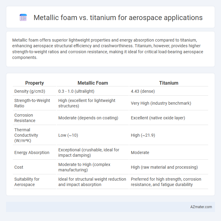 Metallic foam vs. titanium for aerospace applications - What is The Difference?