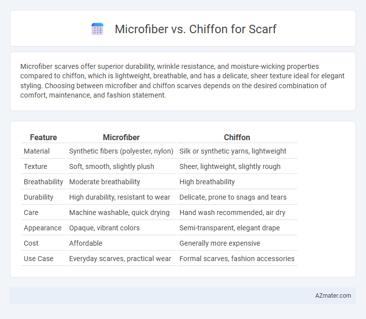 Microfiber vs. Chiffon for Scarf - What is The Difference?