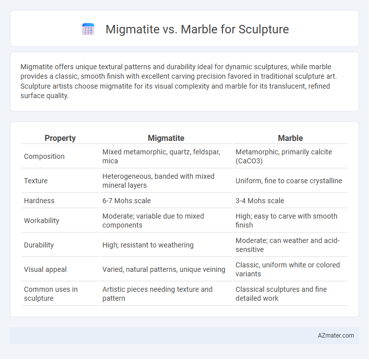 Migmatite vs. Marble for Sculpture - What is The Difference?