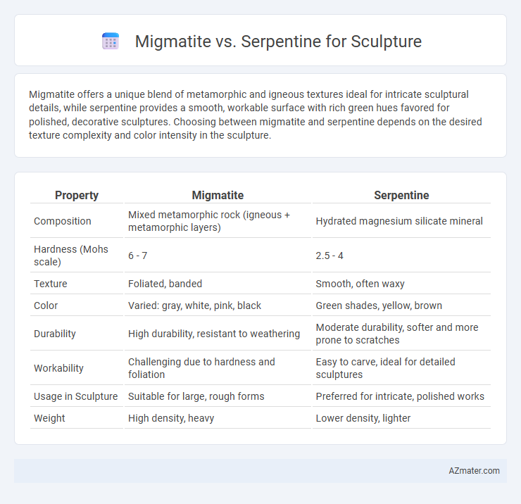 Migmatite vs. Serpentine for Sculpture - What is The Difference?