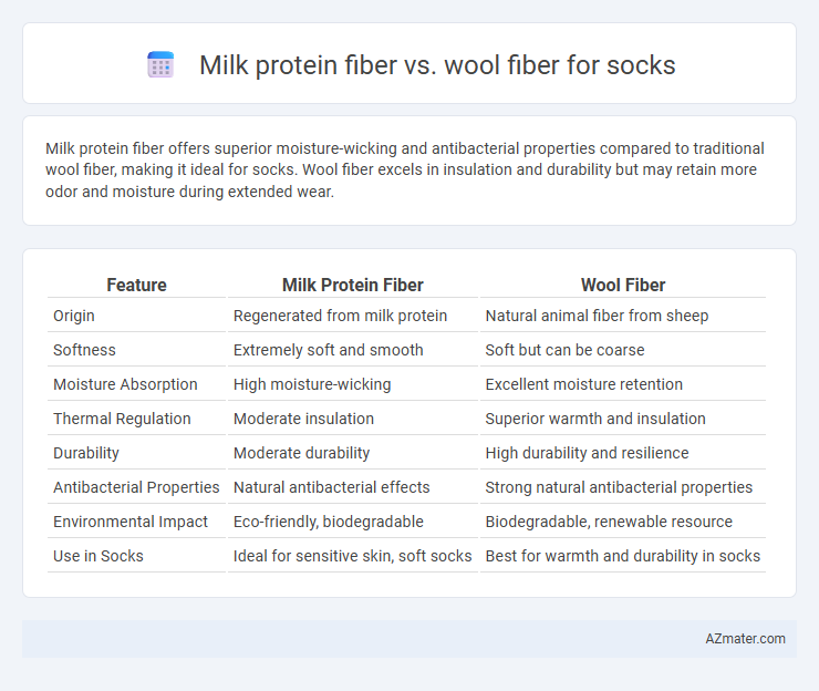 Milk protein fiber vs. wool fiber for socks - What is The Difference?