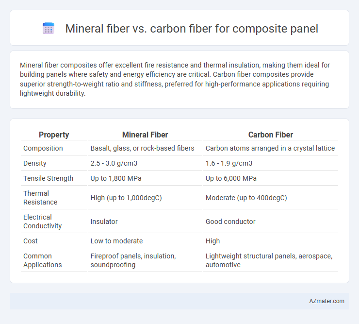Mineral fiber vs. carbon fiber for composite panel - What is The Difference?