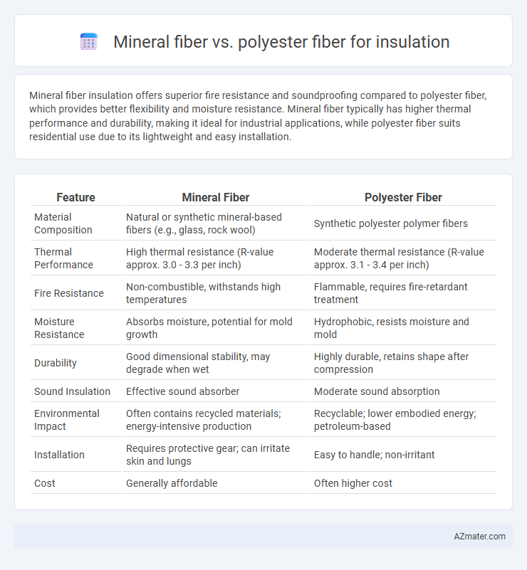 Mineral fiber vs. polyester fiber for insulation - What is The Difference?