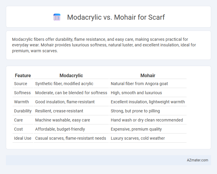 Modacrylic vs. Mohair for Scarf - What is The Difference?