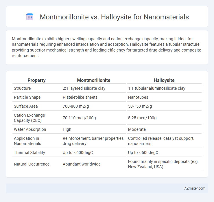 Montmorillonite vs. Halloysite for Nanomaterials - What is The Difference?