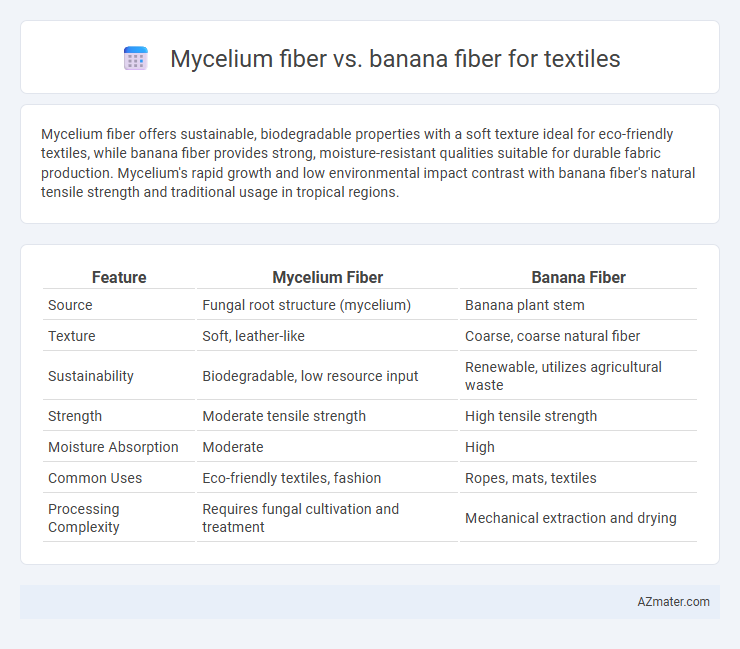 Mycelium fiber vs. banana fiber for textiles - What is The Difference?