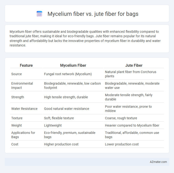 Mycelium fiber vs. jute fiber for bags - What is The Difference?