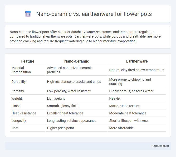 Nano-ceramic vs. earthenware for flower pots - What is The Difference?