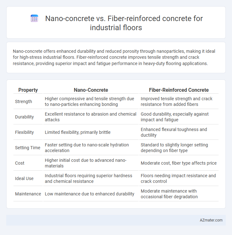 Nano-concrete vs. Fiber-reinforced concrete for industrial floors - What is The Difference?