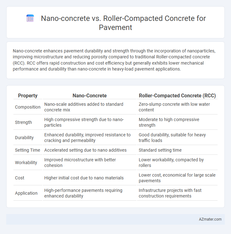 Nano-concrete vs. Roller-Compacted Concrete for Pavement - What is The Difference?