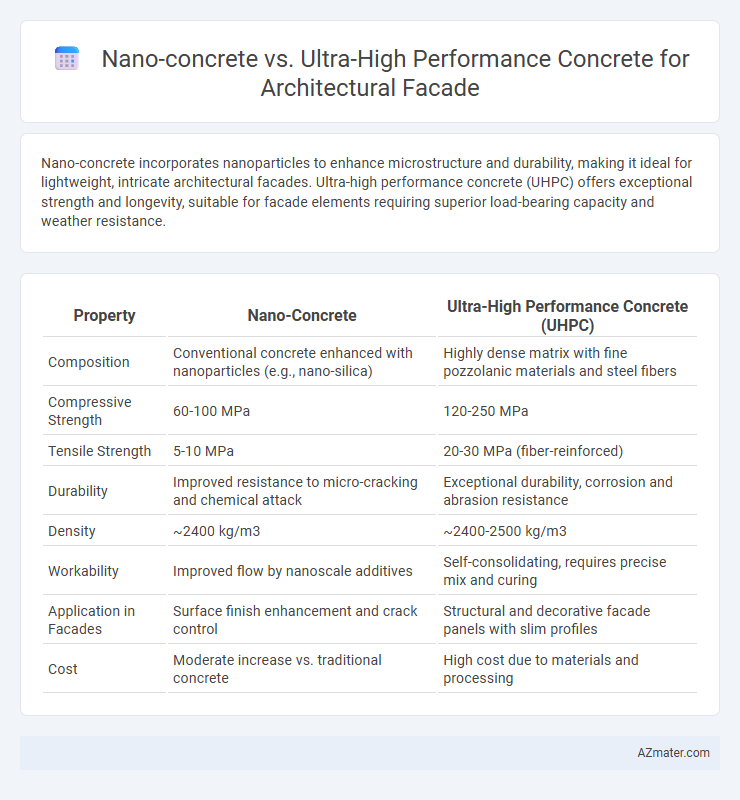 Nano-concrete vs. Ultra-High Performance Concrete for Architectural Facade - What is The Difference?