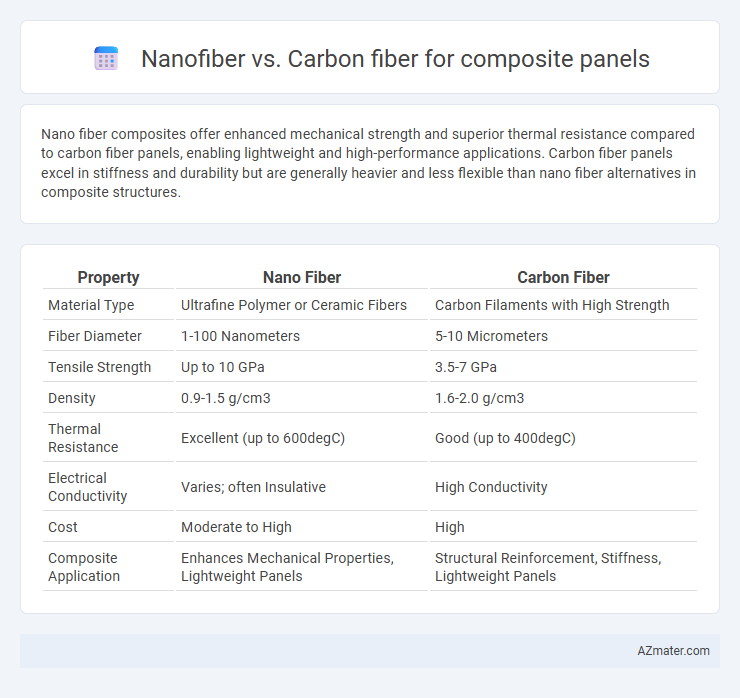 Nanofiber vs. Carbon fiber for composite panels - What is The Difference?