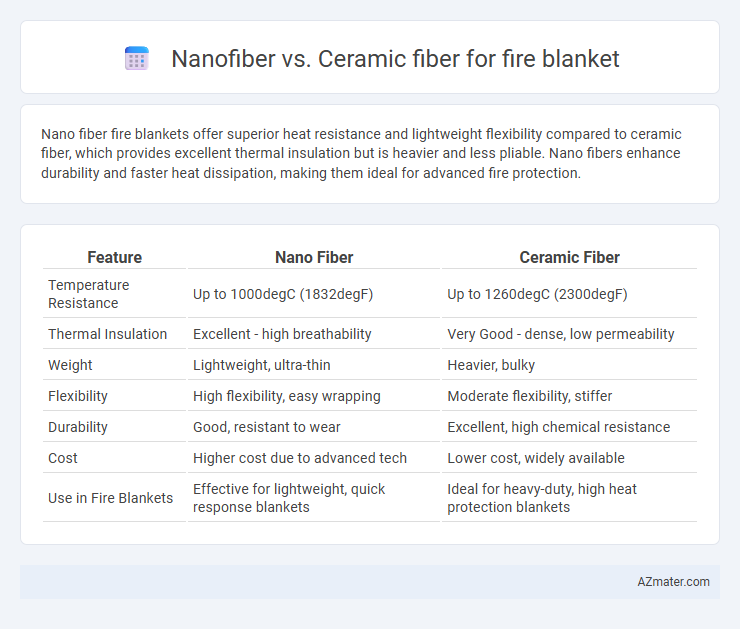 Nanofiber vs. Ceramic fiber for fire blanket - What is The Difference?