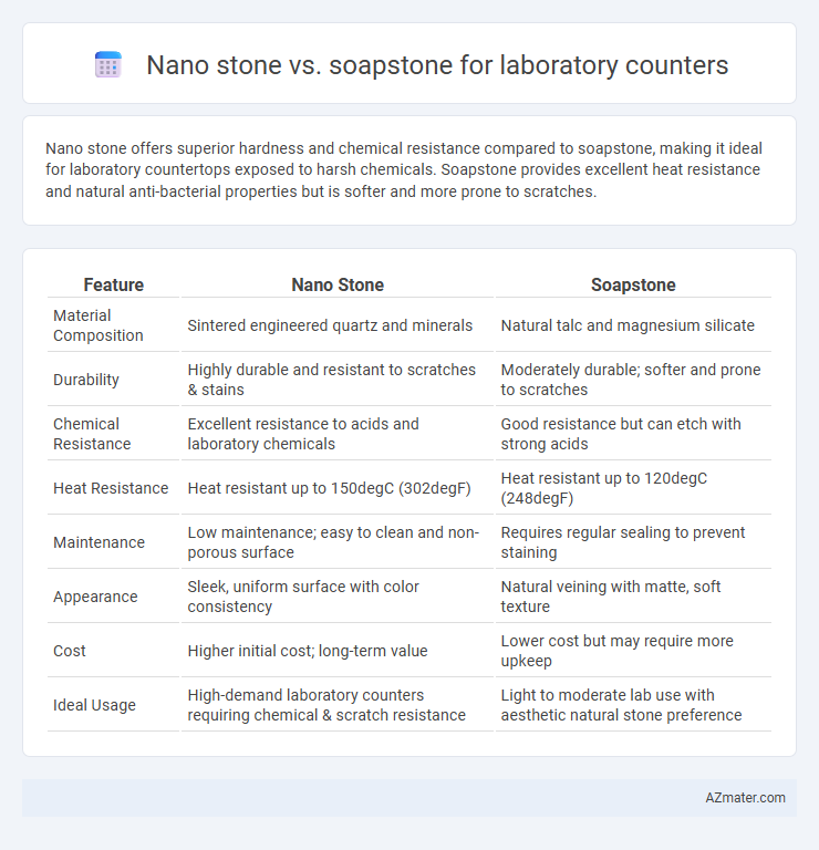 Nano stone vs. soapstone for laboratory counters - What is The Difference?