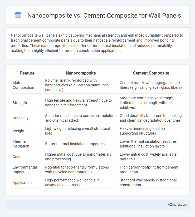 Nanocomposite vs. Cement Composite for Wall Panels - What is The Difference?
