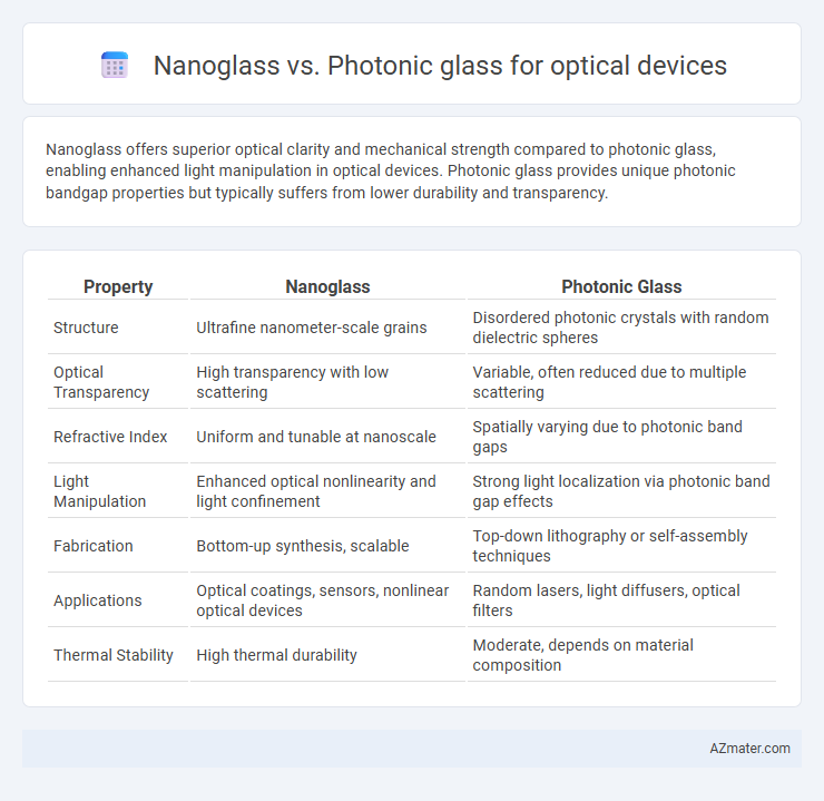 Nanoglass vs. Photonic glass for optical devices - What is The Difference?