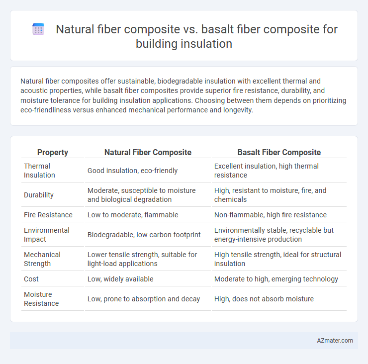 Natural fiber composite vs. basalt fiber composite for building insulation - What is The Difference?