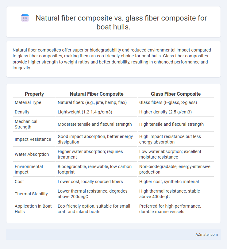 Natural fiber composite vs. glass fiber composite for boat hulls. - What is The Difference?