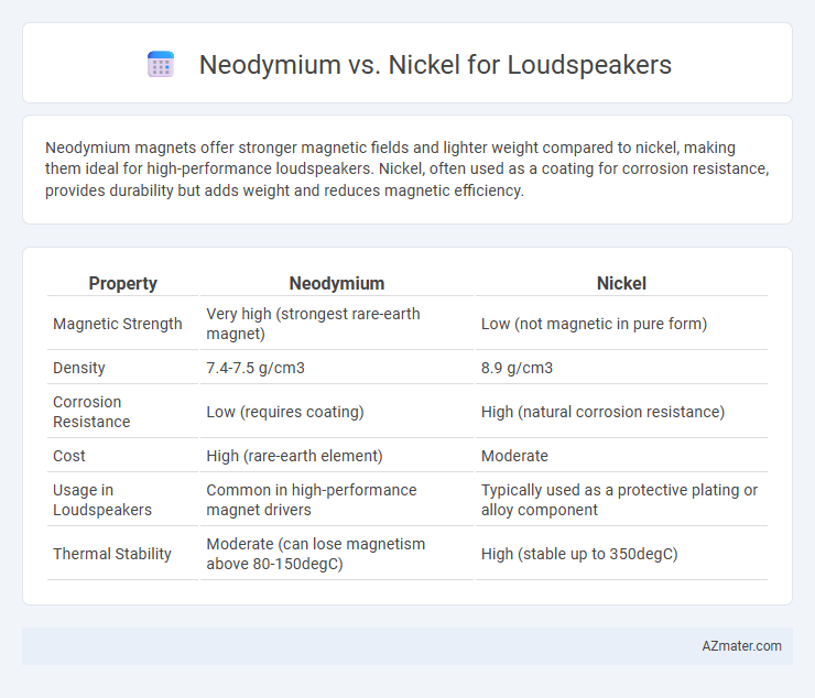 Neodymium vs. Nickel for Loudspeakers - What is The Difference?