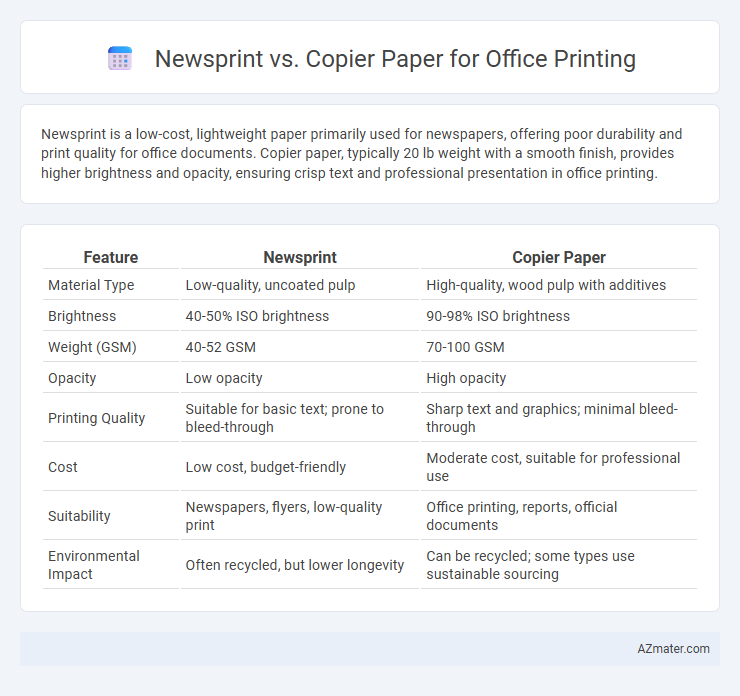 Newsprint vs. Copier Paper for Office Printing - What is The Difference?