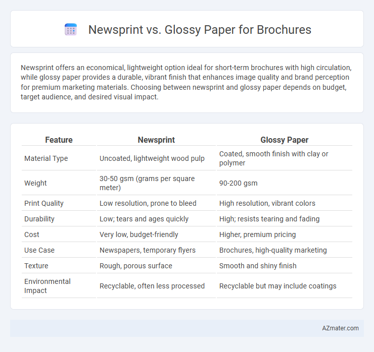 Newsprint vs. Glossy Paper for Brochures - What is The Difference?