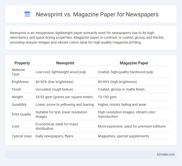Newsprint vs. Magazine Paper for Newspapers - What is The Difference?