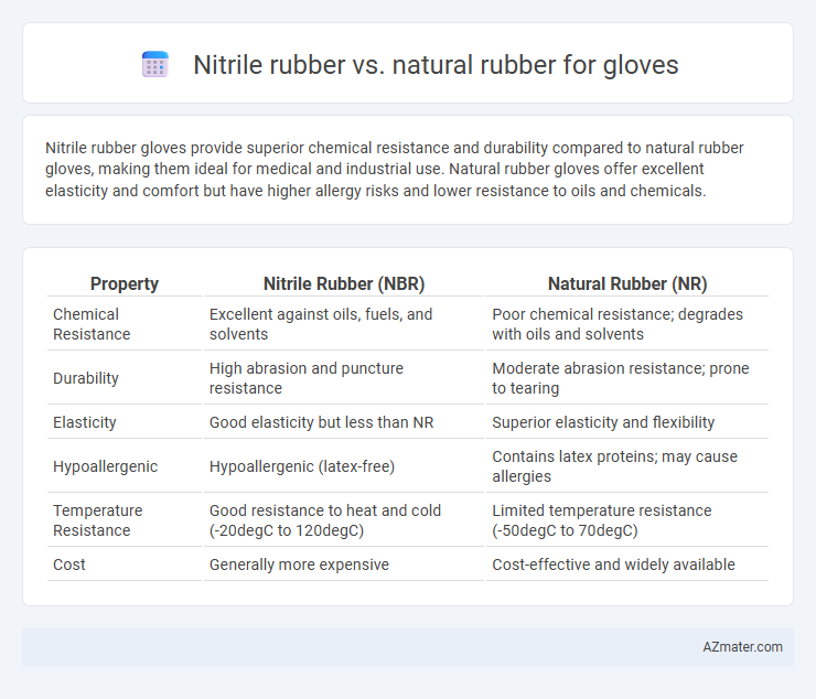 Nitrile rubber vs. natural rubber for gloves - What is The Difference?