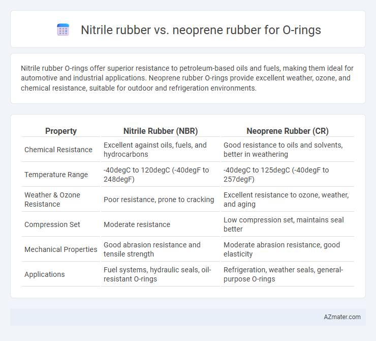Nitrile rubber vs. neoprene rubber for O-rings - What is The Difference?