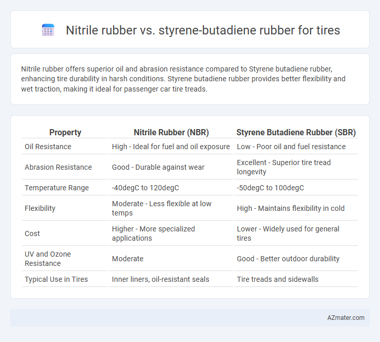 Nitrile rubber vs. styrene-butadiene rubber for tires - What is The Difference?