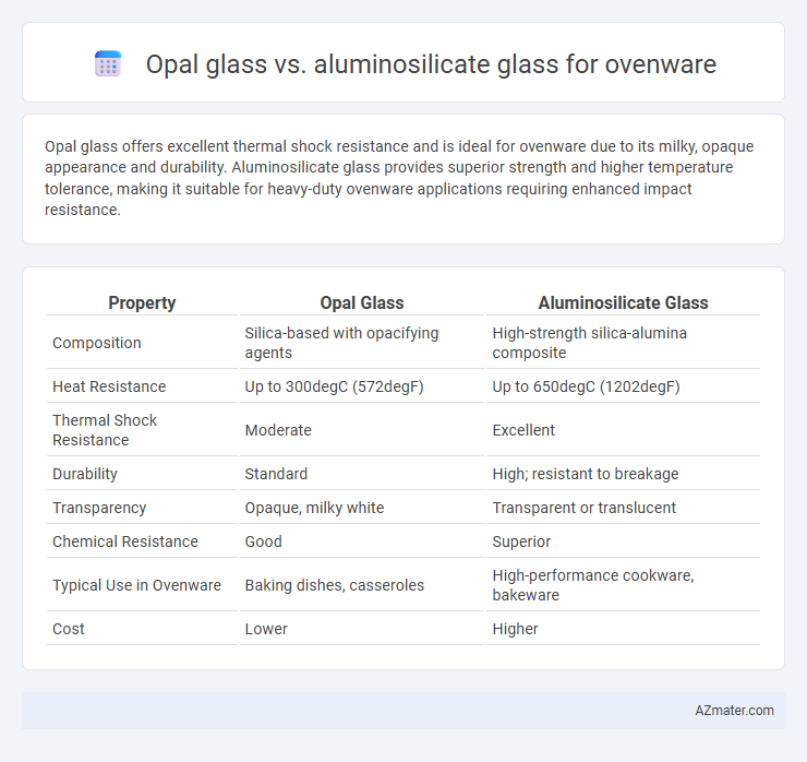 Opal glass vs. aluminosilicate glass for ovenware - What is The Difference?