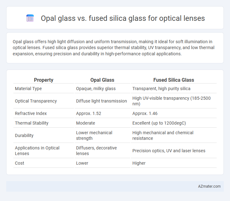 Opal glass vs. fused silica glass for optical lenses - What is The Difference?