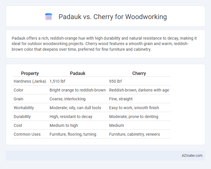 Padauk vs. Cherry for Woodworking - What is The Difference?