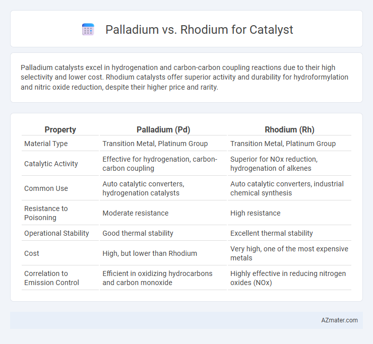 Palladium vs. Rhodium for Catalyst - What is The Difference?