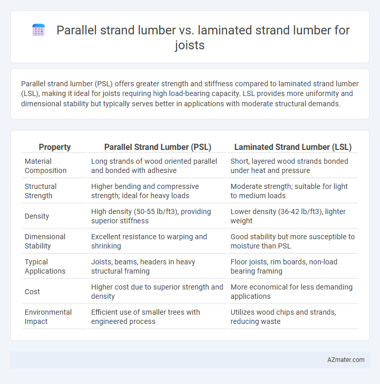 Parallel strand lumber vs. laminated strand lumber for joists - What is The Difference?