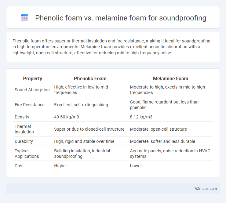 Phenolic foam vs. melamine foam for soundproofing - What is The Difference?