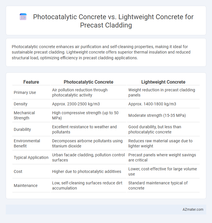 Photocatalytic Concrete vs. Lightweight Concrete for Precast Cladding - What is The Difference?
