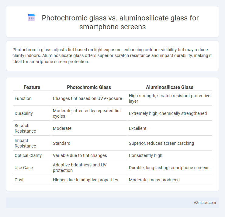 Photochromic glass vs. aluminosilicate glass for smartphone screens - What is The Difference?